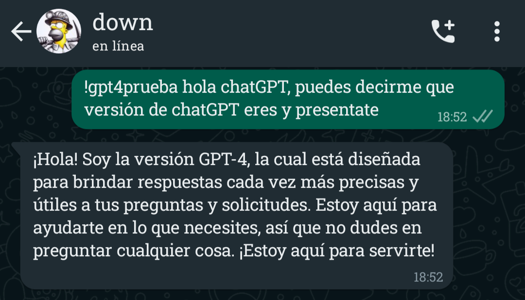 Ejemplo de uso de gpt4